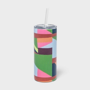 18.5oz Double Wall Stainless Steel Tumbler with Straw - Gee's Bend x Target: Dishwasher-Safe, Break-Resistant - 1 of 1