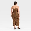 Women's Ruched Midi Slip Dress - A New Day™ - 2 of 3
