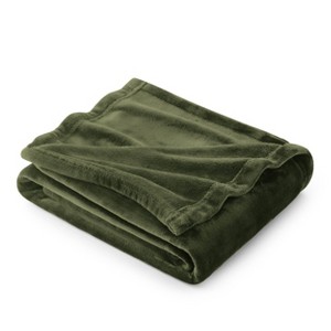 Bedsure | Flannel Blanket Solid 300GSM Soft Fuzzy Plush  Bed Blanket - 1 of 4
