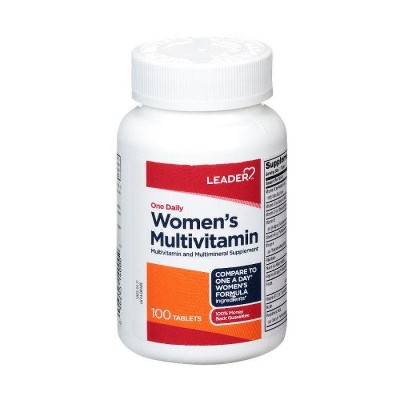 Leader Women's Multivitamin Tablet, 100 Ct