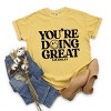Simply Sage Market S.W.Smiley You're Doing Great Smiley Garment Dyed Tee - 3 of 4