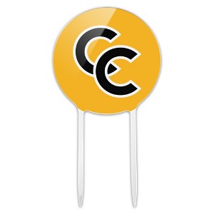 Colorado College Secondary Logo Acrylic Cake Topper Party Decoration for Wedding Anniversary Birthday Graduation - 1 of 4