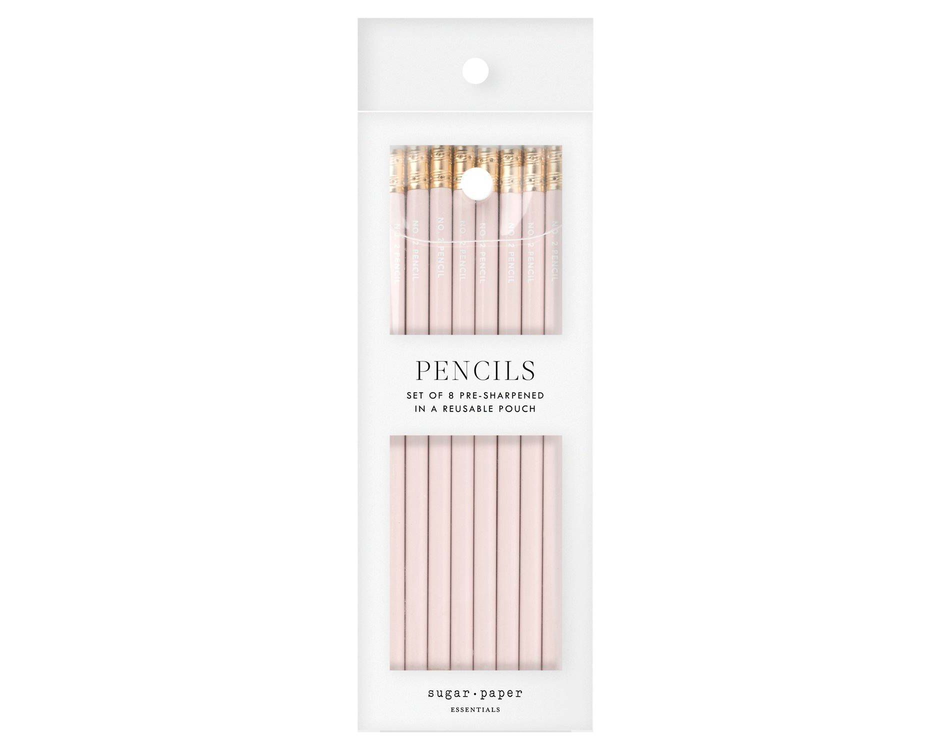 Sugar Paper Essentials 8pk Drawing Pencils Pale Pink