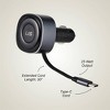 It's Just Smart Type-C Car Phone Charger Adapter for iPhone 16 Samsung with 30" Retractable Cord: USB-C Connection, 25W Output, 12V - 2 of 4