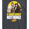 Men's Seinfeld A Show About Nothing Short Sleeve Graphic T-Shirt - Heather Charcoal - X-Large - 2 of 4