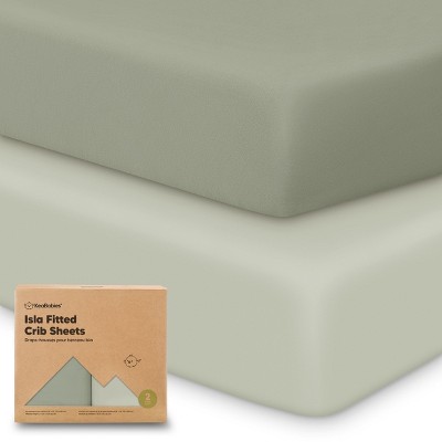 KeaBabies 2pk Isla Fitted Crib Sheets for Boys, Girls, Baby Crib Sheet, Fits Standard Nursery Crib Mattresses