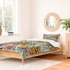 Deny Designs 83 Oranges Leopards and Floral Jungle Twin/Twin Xl Duvet and Sham Set (2-3pc Set) - 2 of 4