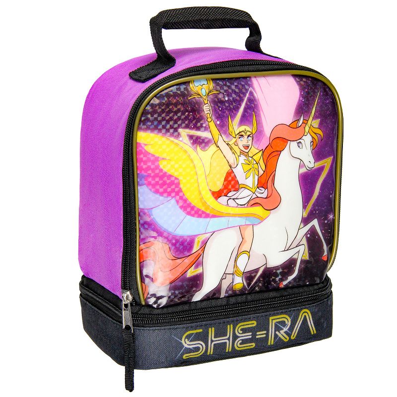She-Ra And The Princess Of Power Dual Compartment Insulated Lunch Box Purple, 1 of 8
