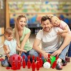 4E's Novelty Valentines Day Bowling Game Set - 10 Red Pins, 2 Balls, Indoor/Outdoor Backyard Carnival Game - 2 of 4