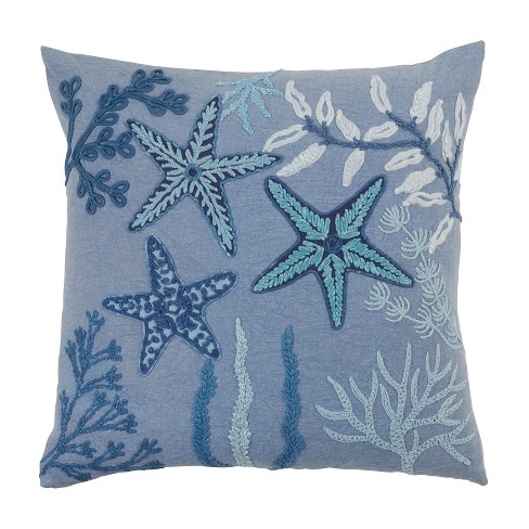 Blue cushions outlet target