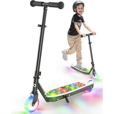 Mastgoal Electric Scooter for Kids with Adjustable Handlebar and LED Lights