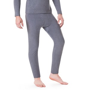 Rocky Men's Thermal Bottoms Long Johns Fleece Lined Base Layer Pants, Tagless, Insulated For Outdoor Ski Warmth/Extreme Cold Pajamas - 1 of 4