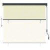 vidaXL Roller Shade Cream Polyester, Aluminum, Steel 63.0 x 98.4 in - 3 of 4