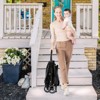 Infans Baby Stroller, Lightweight Infant Stroller with Aluminum Frame, 5-Point Harness, Adjustable Backrest & Canopy, One-hand Folding Infant Carriage - 3 of 4