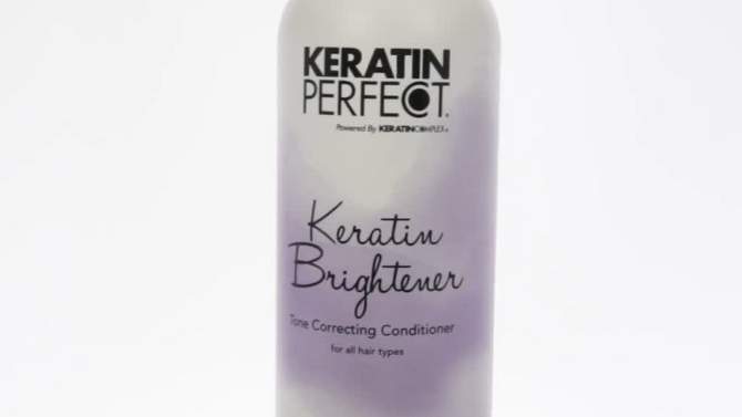 Keratin Perfect Keratin Brightener Tone Correcting Conditioner - Conditioner for Color Treated Hair - 32 oz, 2 of 8, play video