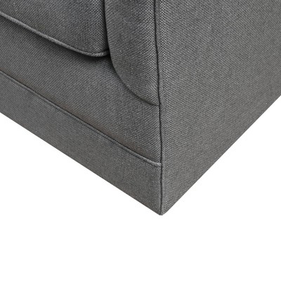 Mathis Deep Gray Velvet Swivel Glider Chair