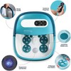 Foot Spa With Heat, Jets And Remote Control, Pumice Stone Collapsible Foot Spa Massager With 24 Motorized Shiatsu Massage Balls MedicalKingUsa - 2 of 4