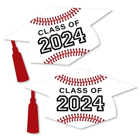 Big Dot Of Happiness Grad Baseball - Grad Cap Decorations Diy 2024 ...