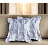 HomeRoots Set Of Two 18" Grey Rabbit Natural Fur Throw Pillows - 2 of 4
