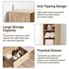 67" H Tall Narrow Storage Cabinet with Adjustable Shelves and Slide Storage - 4 of 4