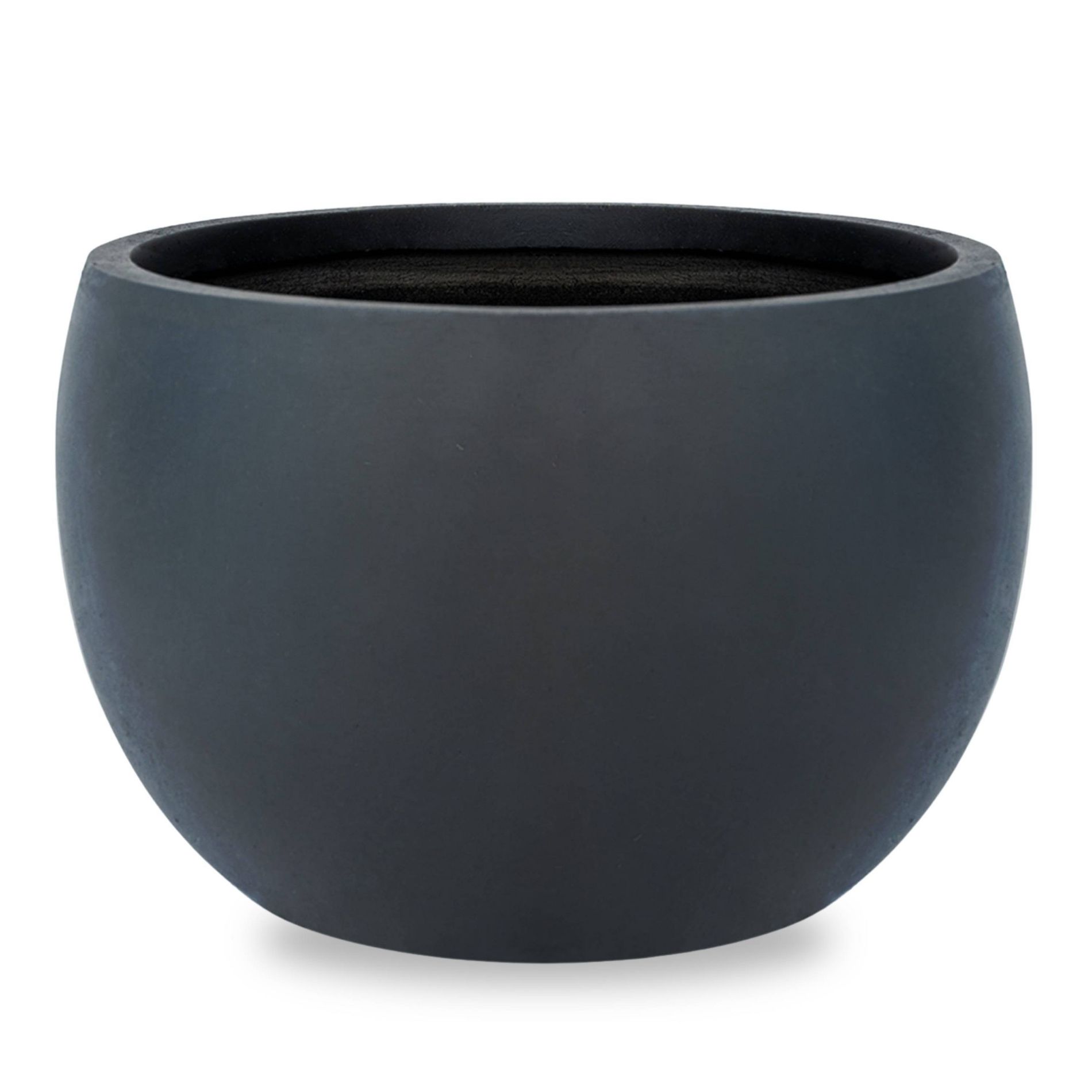 Rosemead Home & Garden, Inc. Concrete Outdoor Planter Pot Black 20"x20"