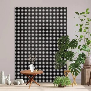 GDFStudio Rob Outdoor/Indoor Freestanding Metal 48"X 70" Privacy Decorative Screens - 1 of 4