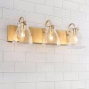 LNC Charm Gold and Glass Globe Modern/Contemporary Vanity Lights, 2 Light/ 3 Light/4 Light - 2 of 4
