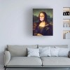 Canvas Wall Art - Taudalpoi  'Mona Lisa Bubble Gum' Wall Art for Living Room, Bedroom, or Office Décor by Trademark Fine Art - 3 of 4