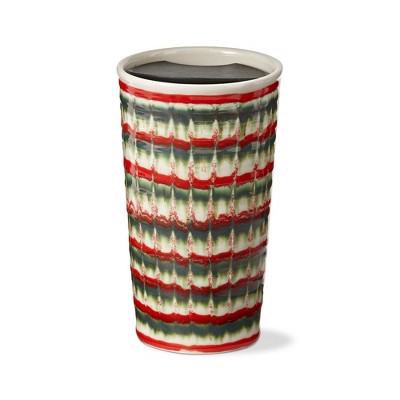 Tag Festive Red & Green Travel Mug 16 Oz : Target