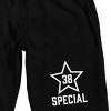 38 Special Star Logo Men's Black Sleep Pajama Shorts - 2 of 3