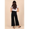 Petal and Pup Womens Georgette High Waisted Straight Leg Pants - 2 of 4