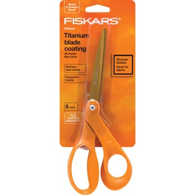 Fiskars Premier Bent Titanium Scissors 8"