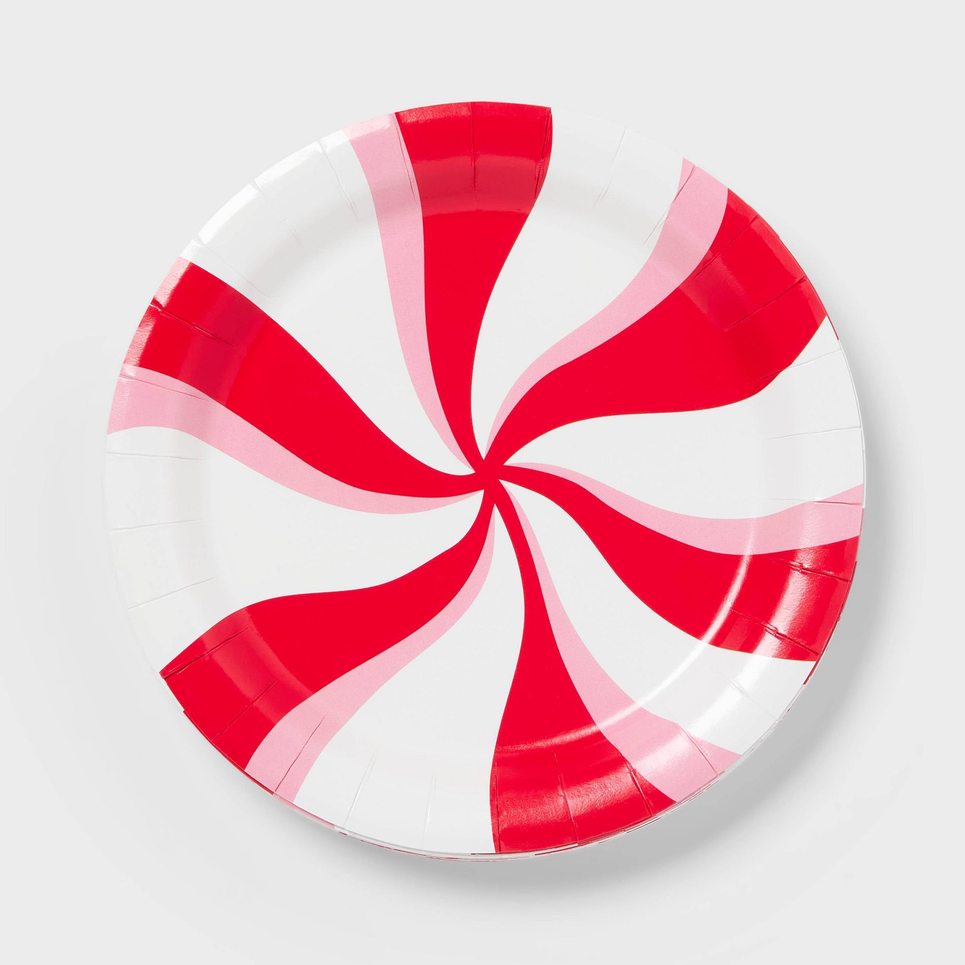 20ct Christmas Peppermint Candy Snack Plates - Spritz™