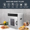 NutriChef Premium Food Dehydrator Machine - 1000 Watts 14 Shelf Stainless Steel Dehydrator with LED Display - 2 of 4