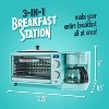 Nostalgia 3-in-1 Retro Breakfast Station - Includes 5 Cup Coffee Maker, Non-Stick Ceramic Griddle, and 4-Slice Toaster Oven - 2 of 4