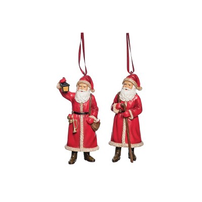 Gallerie II Red Santa Ornament, A/2