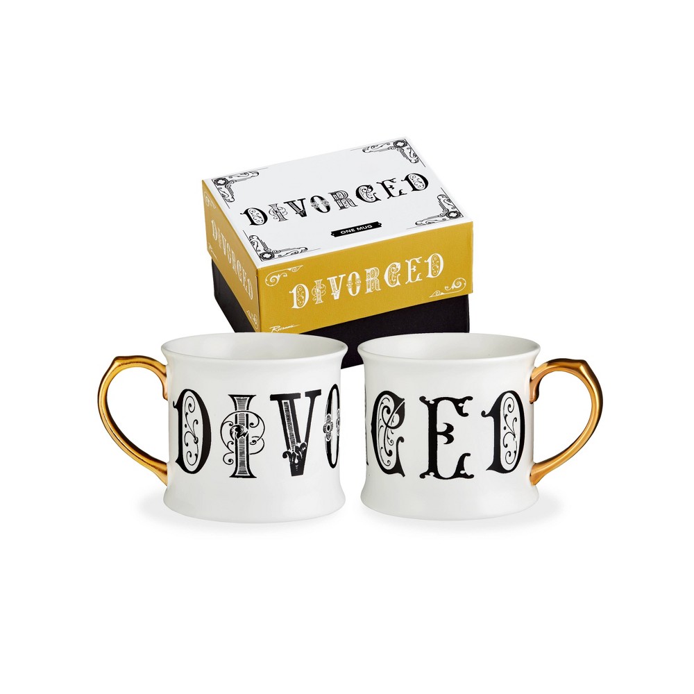 Photos - Glass Rosanna 12oz Porcelain Lithographie Divorced Mug  
