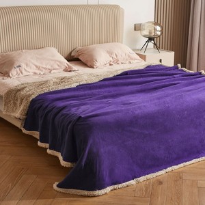 Catalonia Waterproof Leakproof Bed Blanket for Adult, Large Super Soft Cozy Fleece Plush Lining Protector Blanket Throw for Bed Couch Sofa - 1 of 4