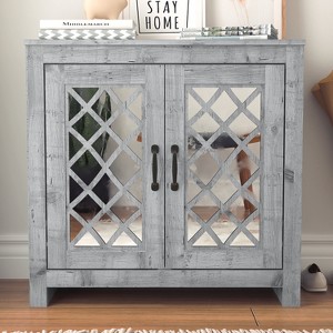 Galano 30.2 in. H x 30.9 in. W Wood Shoe Cabinet - 1 of 4