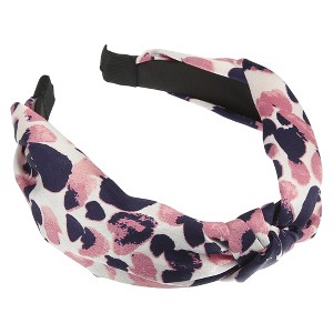 Unique Bargains Women's Fashion Leopard Knot Headband 1 Pc - 1 of 4