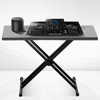 VEVOR DJ Table Stand, (32"-43") x 18" Portable DJ Laptop and Controller Stand, Lightweight DJ Desk DJ Booth Adjustable Height DJ Stand, Black - 2 of 4