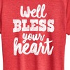 Women's - Instant Message - Well Bless Your Heart Short Sleeve Graphic T-Shirt - 2 of 4