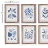 Plum & Post Blue Leaf Petite Prints Set of 6 - 3 of 4