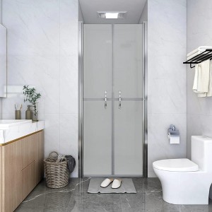 vidaXL Shower Door Frosted ESG 28 in.x74.8 in. - 1 of 4