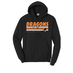 Adult Dallas High School Dragons Name & Graphic Classic Fleece
