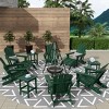 WestinTrends Malibu HDPE Outdoor Patio Folding Poly Adirondack Chair (12-Piece Set) - 2 of 4