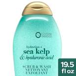 OGX Hydration + Sea Kelp & Hyaluronic Acid Scrub & Wash - 19.5 fl oz