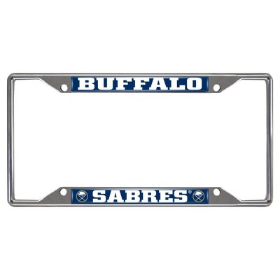 NHL Buffalo Sabres Stainless Steel License Plate Frame