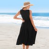 Women's Elegant Black Maxi Dress for Beach Getaways - Cupshe - 4 of 4
