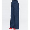 Unique Vintage Women's High Waist Wide Leg Tab Pants Denim - 2 of 3